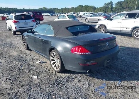 2008 BMW 650I z USA, uszkodzony, nr VIN WBAEB53558CX63241